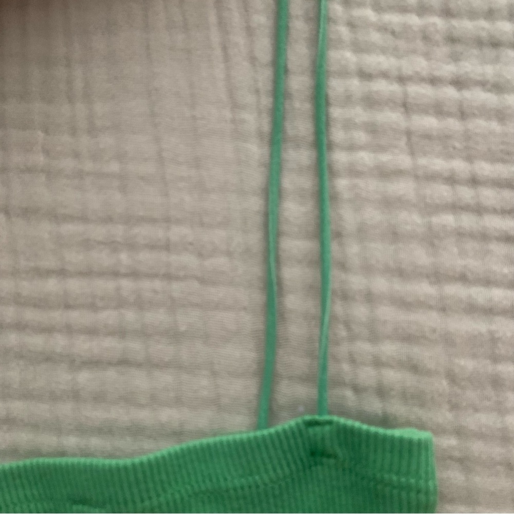 Zara Green Rib Top - Picture 3 of 6